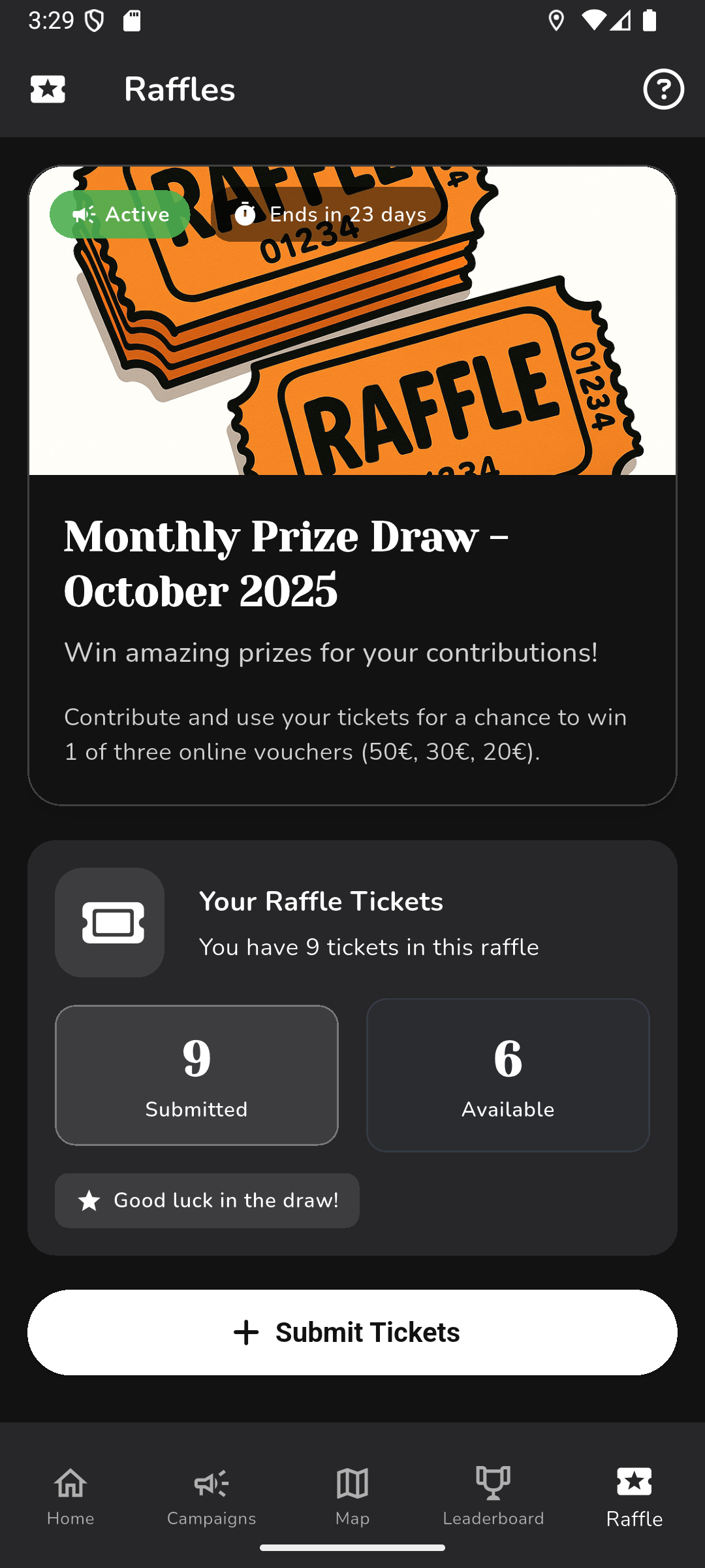 HereSay Raffle